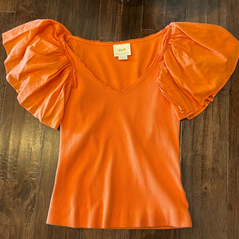 Maeve Flutter Sleeve Top